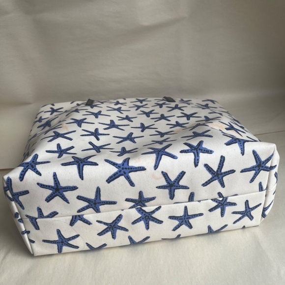 Kate Spade Dancing Starfish Bon Shopper Under the Sea Nautical Tote Shoulder Bag - Picture 5 of 12